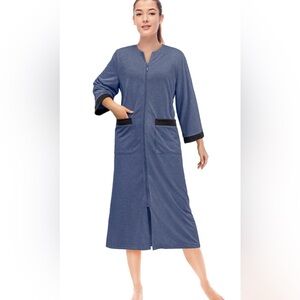 NWT Pavilia L/XL Lounge Dress with Zipper